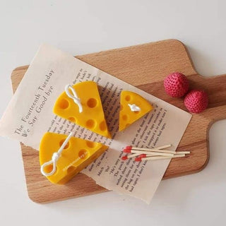 Cheese Shaped Candle