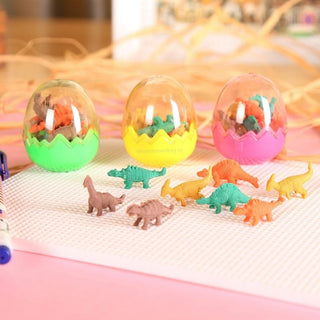 My Jurrasic Park - Tiny Dino Erasers in Egg Shell
