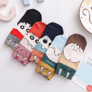 Shin Chan Family Socks