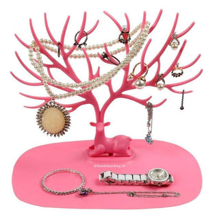Resting Deer Jewellery Organizer (Pink)