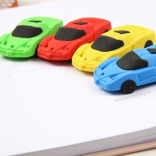 Race Car Eraser (Set of 4)