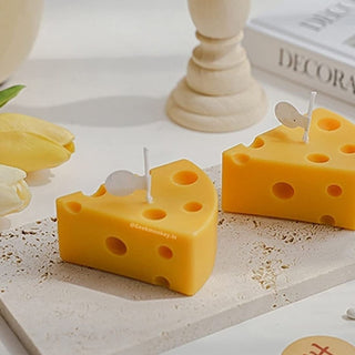 Cheese Shaped Candle