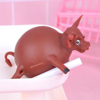 Animal Shaped Stress Buster - Inflatable Bull