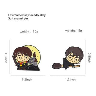 Pretty Boy Harry - Metal Brooch