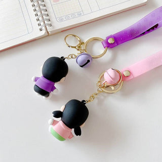 Nobita & Shizuka Keychain - Heavy 3D keychain