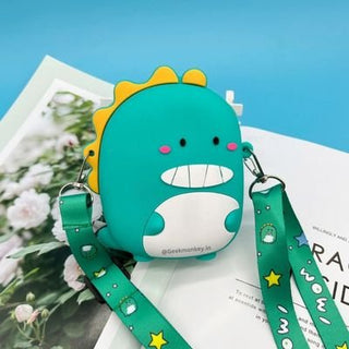 Dinosaur Crossbody Coin Case - Geekmonkey