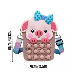 Pretty Pig Poppit Bag - Tiny Sling Bag