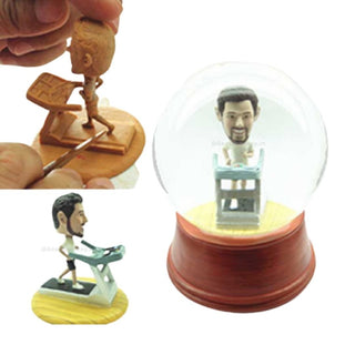 Miniature in Snow Globe - 3D Custom Doll Globe