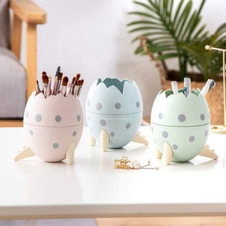 Dino Egg Pen Stand / Make Up Organizer