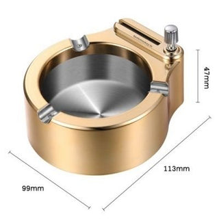 Ashtray with Match Lighter