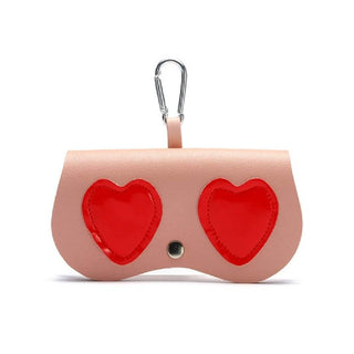 Love Eyes Sunglass Case - Faux Leather