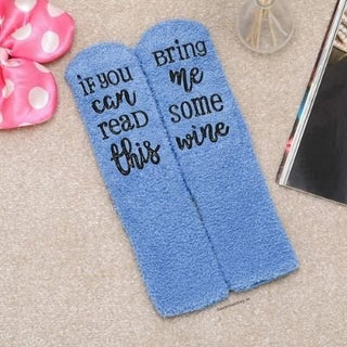 Bring Me Wine Socks