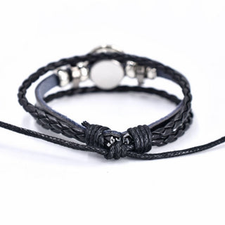 Naruto Sharingan Leather Bracelet