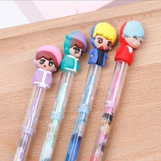 BTS Boys Pencil - Lead Changing Pencil with BTS toppers