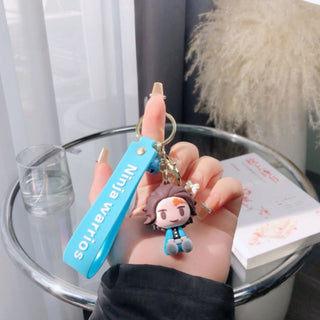 Tanjiro and Nezuko Keychain - Heavy 3D keychain