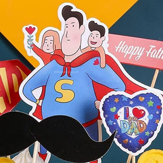 Super Dad Cake Topper