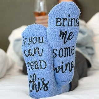 Bring Me Wine Socks