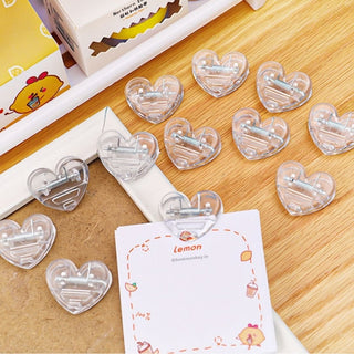 Te Amo - Heart Shaped Clip (set of 5)