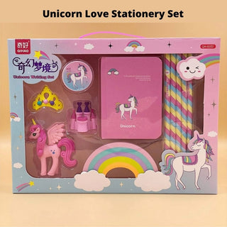 Princess and Unicorn Stationery Set