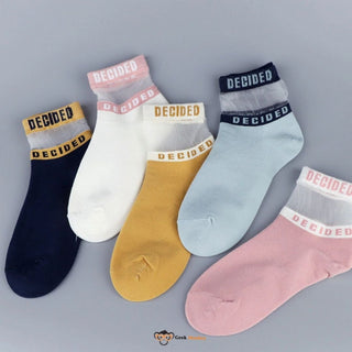 Transparent Band Socks