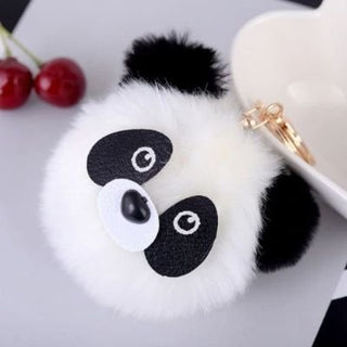 Panda pompom Keychain