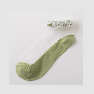 Flower Wreath Socks - Breathable Net Socks