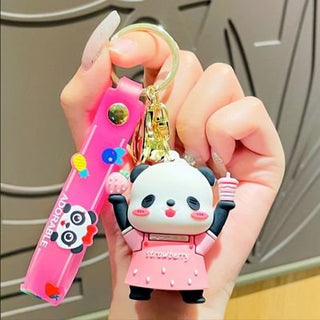 Fruity Panda 3D Keychain