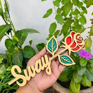 Custom Wooden Rose