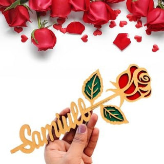 Custom Wooden Rose