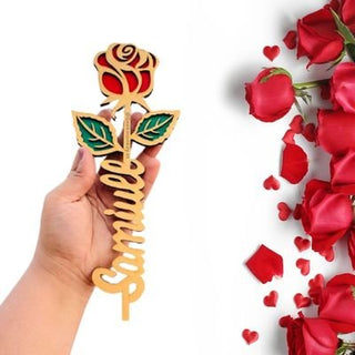 Custom Wooden Rose