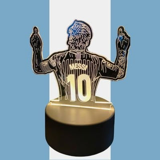 Lionel Messi Acrylic Lamp - Gifts for Soccer Fans