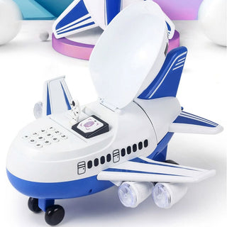 Aeroplane Coin Bank | Fly High Coin Safe with Password and Music
