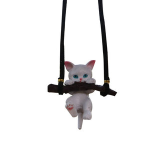 Cute Cat Car Mirror Hanging - Tiny Utility Gifts