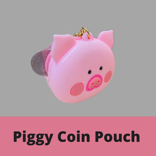 Pretty Piggy Coin Pouch Keychain