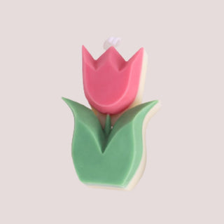 Peaceful Tulip Decorative Candle