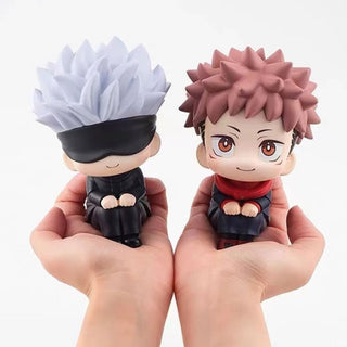 Tiny Gojo Yuji Figurine Combo (Jujutsu Kaisen) - Anime Figurine Set of 2