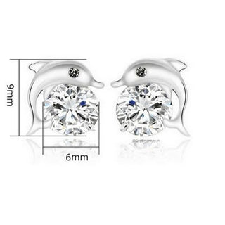 Dolphin Ear Studs