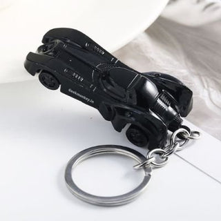 Flying Car Metal Keychain