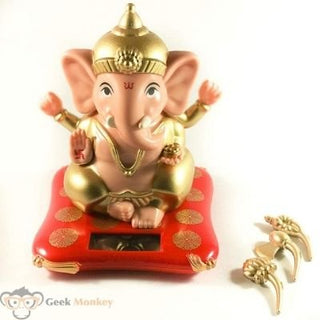 Solar Powered Ganesha - Car Decor