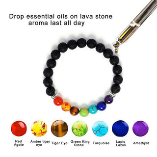 Seven Chakra Healing Bracelet