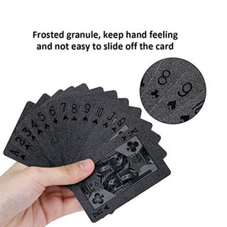 black playing cards