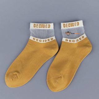 Transparent Band Socks