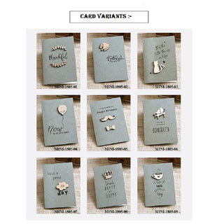 HeartFelt Emotions - MDF Cutout Greeting Card