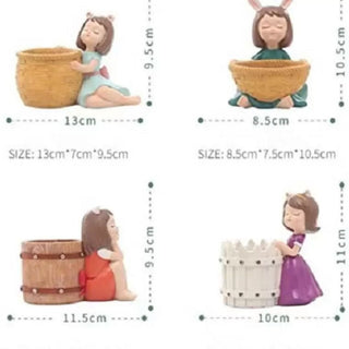 Pretty Girl Succulent Flower Pot