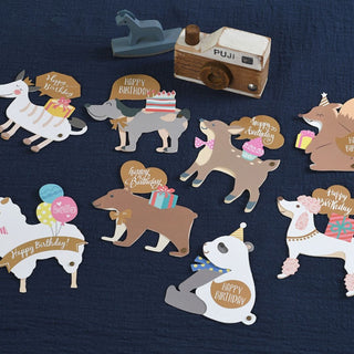 Cute Animal Birthday Greeting Card with Envelope - Limited Edition Greeting Card