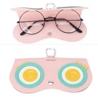 Pretty Eyelashes Sunglass Case - Faux Leather