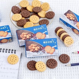 Cookie Shaped Erasers Box