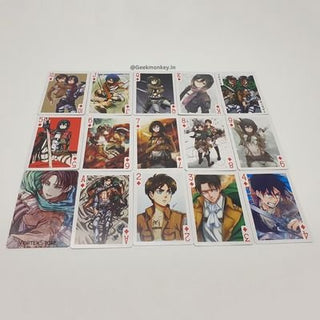Attack on Titans Poker Cards