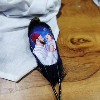 Personalized Feather Painting | Photo to Painting