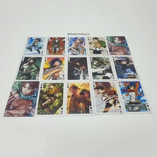 Attack on Titans Poker Cards